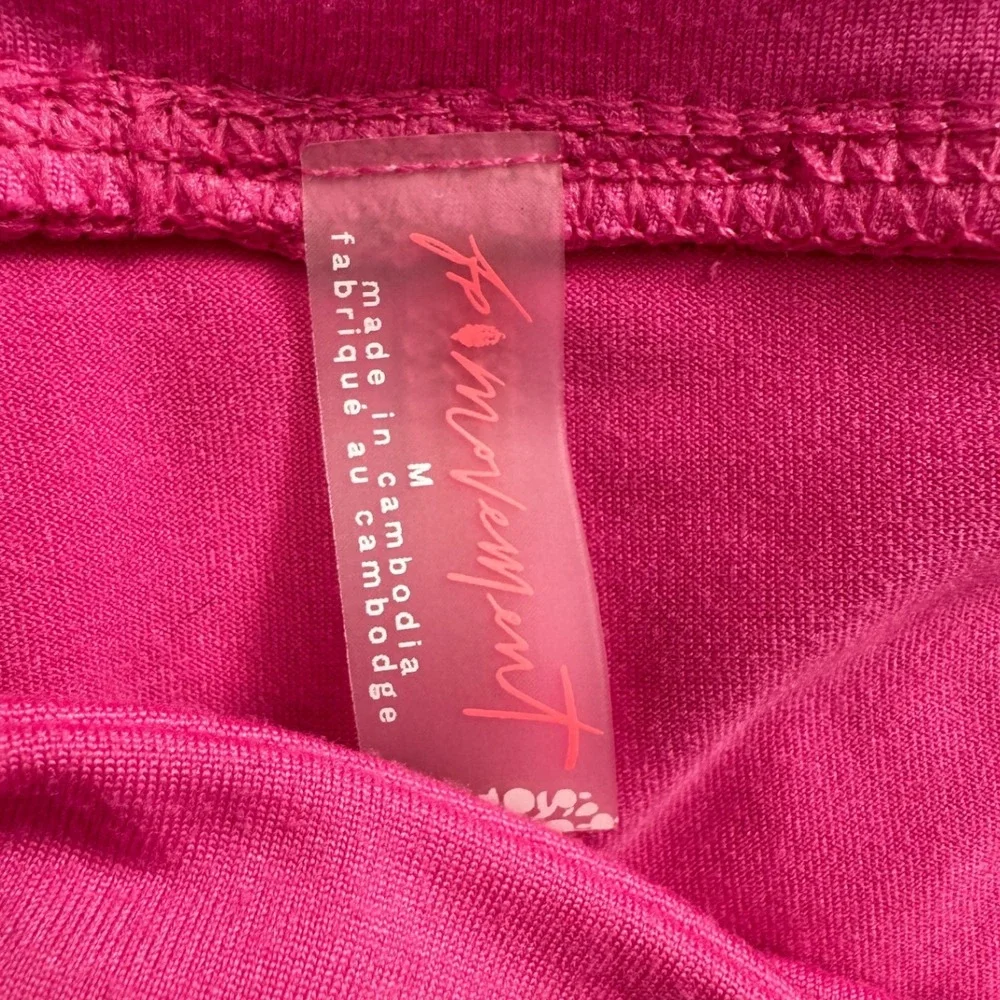 Free People Movement Hot Shot Skort Pink‎ Tennis Golf Workout Athletic Size M